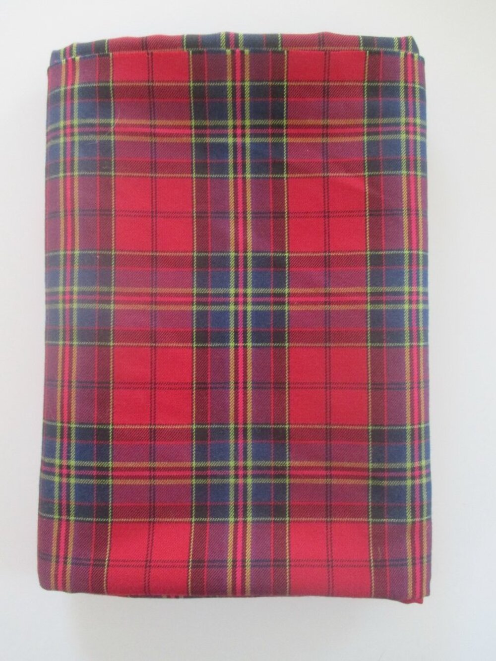3 Yards Vintage Tartan Plaid Fabric